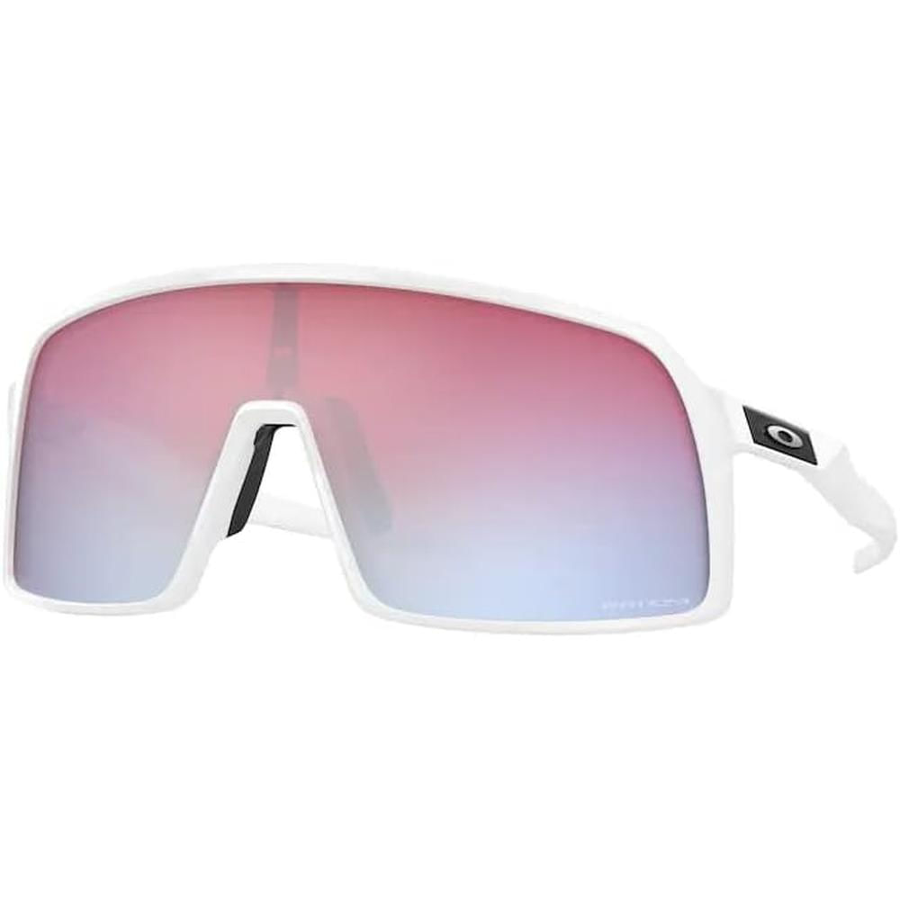 Oakley Sutro Shield OO9406 Gafas de sol para hombre | Polished White / Prizm Snow Sapphire