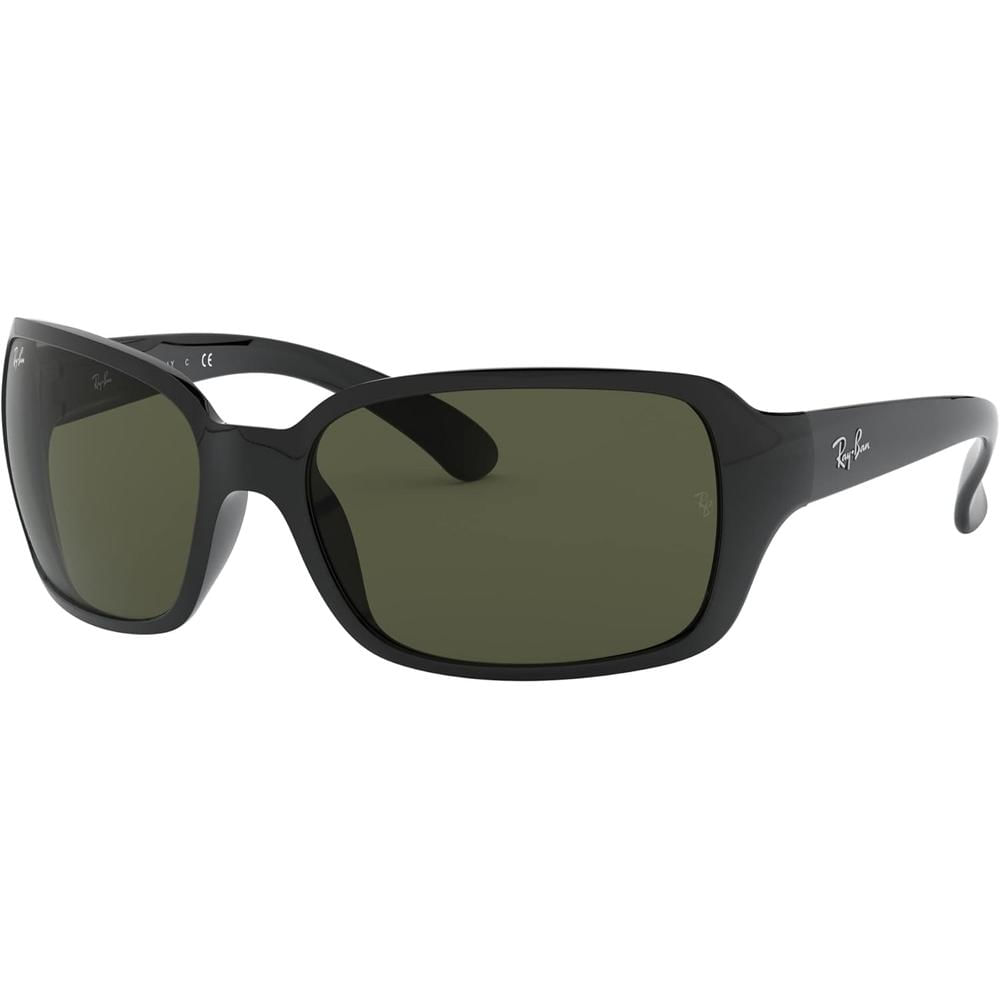 Ray-Ban RB4068 Cuadradas Gafas de sol para mujer | Black / Green