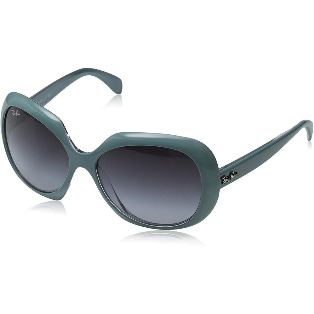 Ray-Ban RB4208 Gafas de sol para mujer | Green on Transparent / Grey III