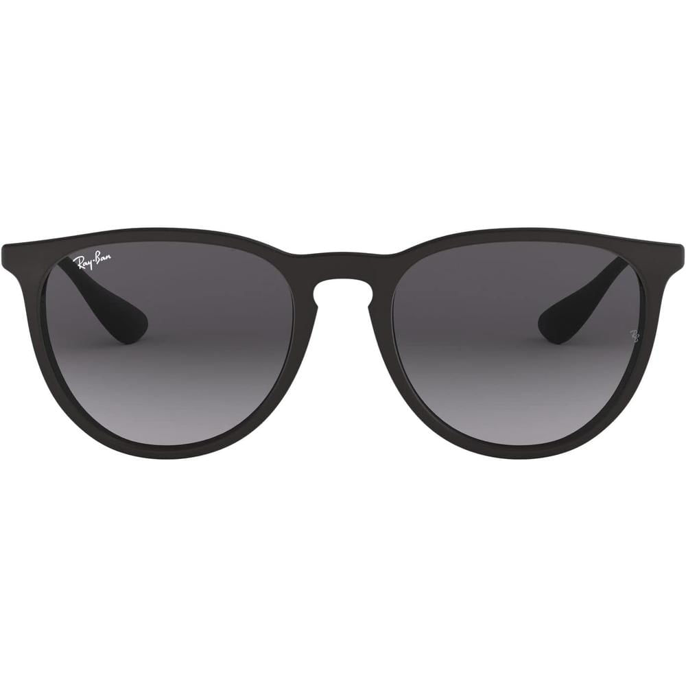Ray-Ban RB4171F Erika Puente bajo Gafas de sol para mujer | Rubber Black / Light Grey Dark Grey
