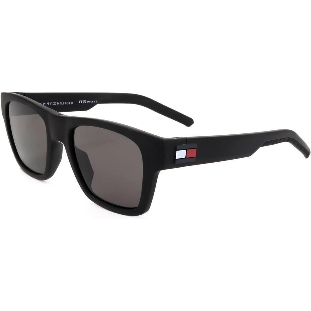 Tommy Hilfiger Gafas de sol para hombre | Matte Black / Grey I