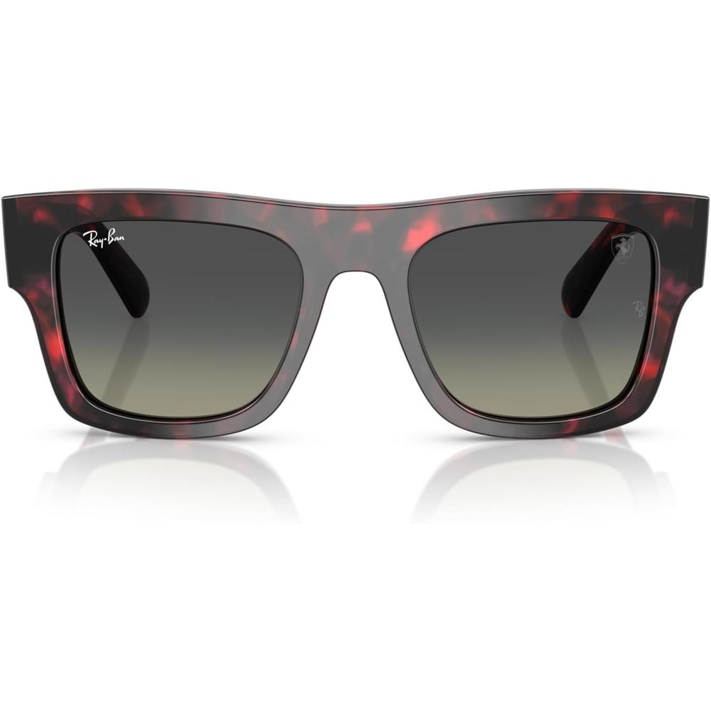 Ray-Ban RB2217M Gafas de sol cuadradas unisex Scuderia Ferrari | Matte on Gunmetal / Dark Green