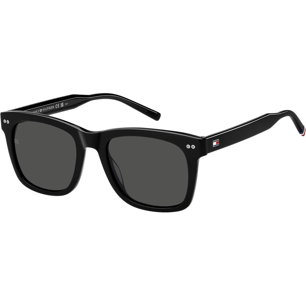Tommy Hilfiger Gafas de sol rectangulares clásicas para hombre IV
