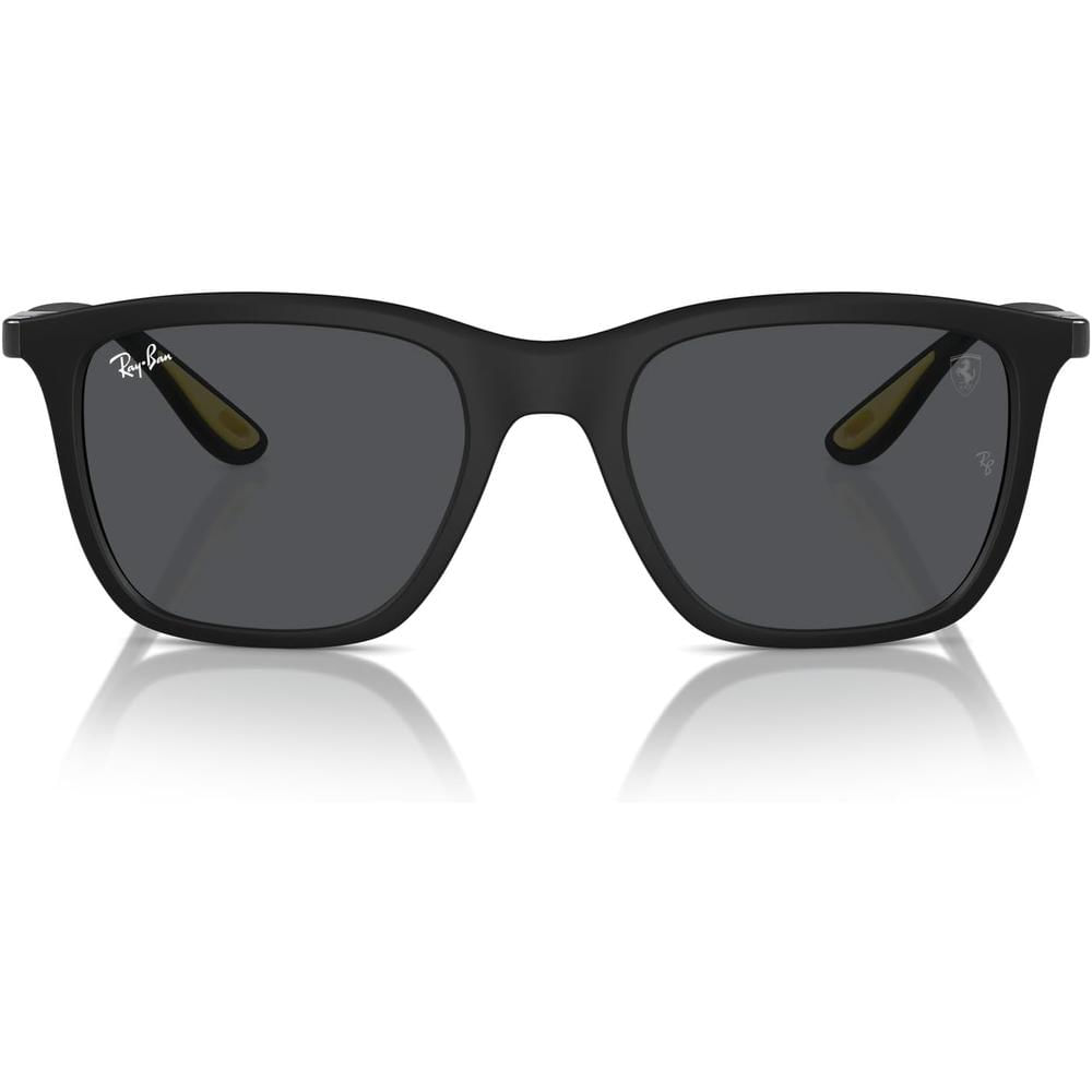 Ray-Ban RB4433M Gafas de sol cuadradas unisex Scuderia Ferrari | Matte Grey / Gradient Grey