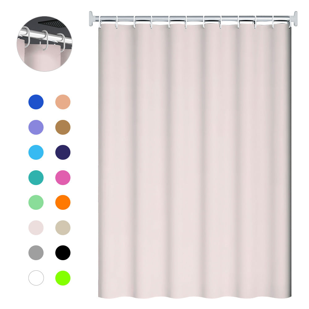 Cortina de Baño Moderna Impermeable Accesorio para Ducha ALT U11