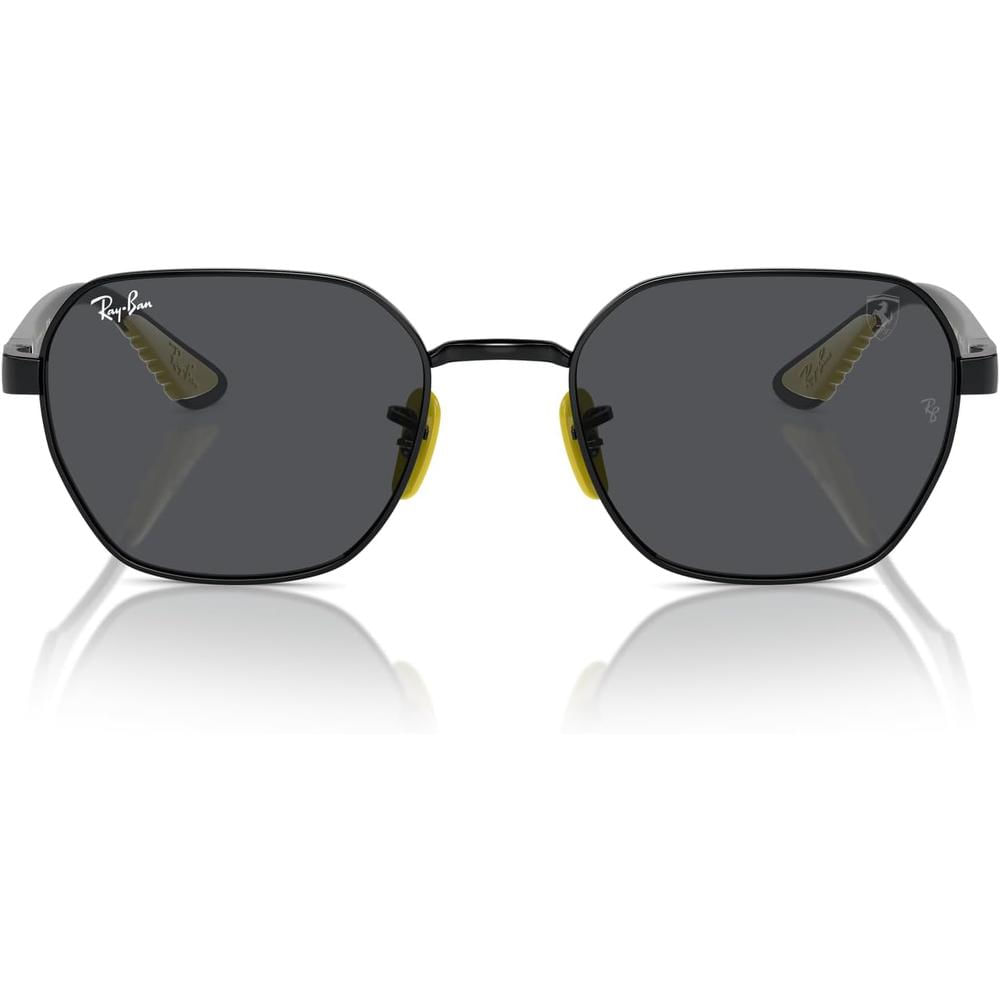 Ray-Ban RB3794M Gafas de sol cuadradas unisex Scuderia Ferrari | Black / Dark Green