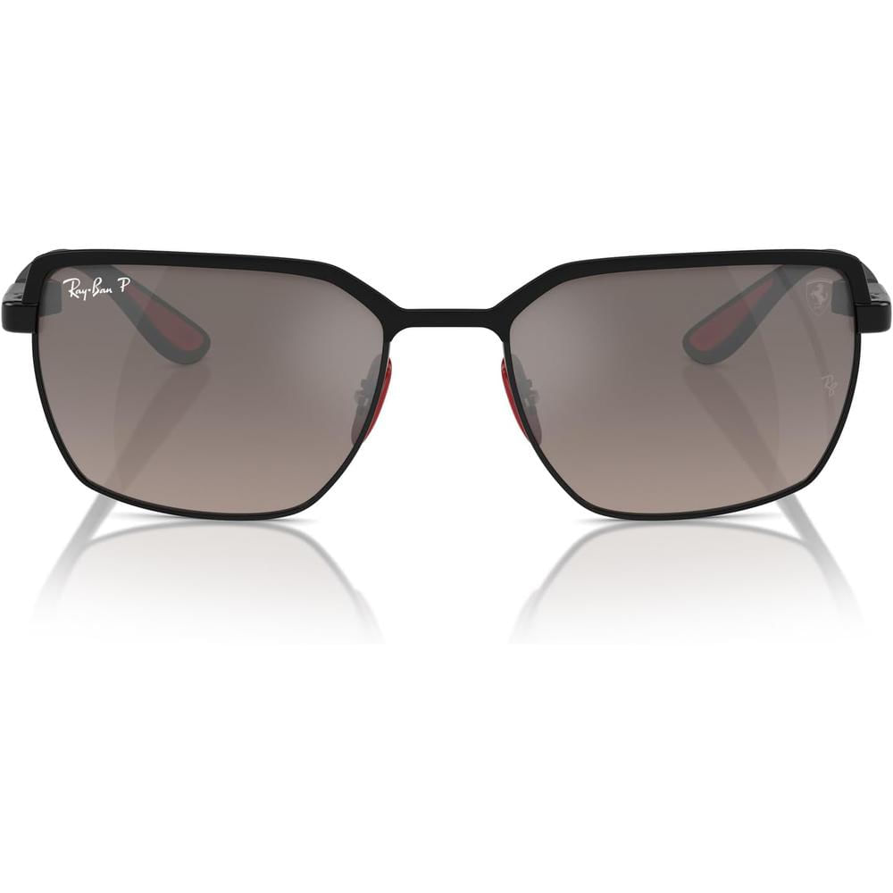Ray-Ban RB3743M Gafas de sol cuadradas Chromance Scuderia Ferrari | Matte Red / Dark Grey