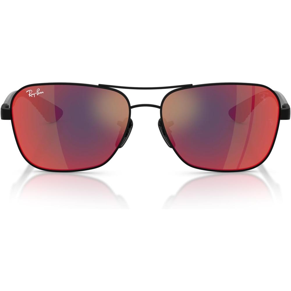 Ray-Ban RB8336M Gafas de sol cuadradas unisex Scuderia Ferrari | Havana / Demo Lens