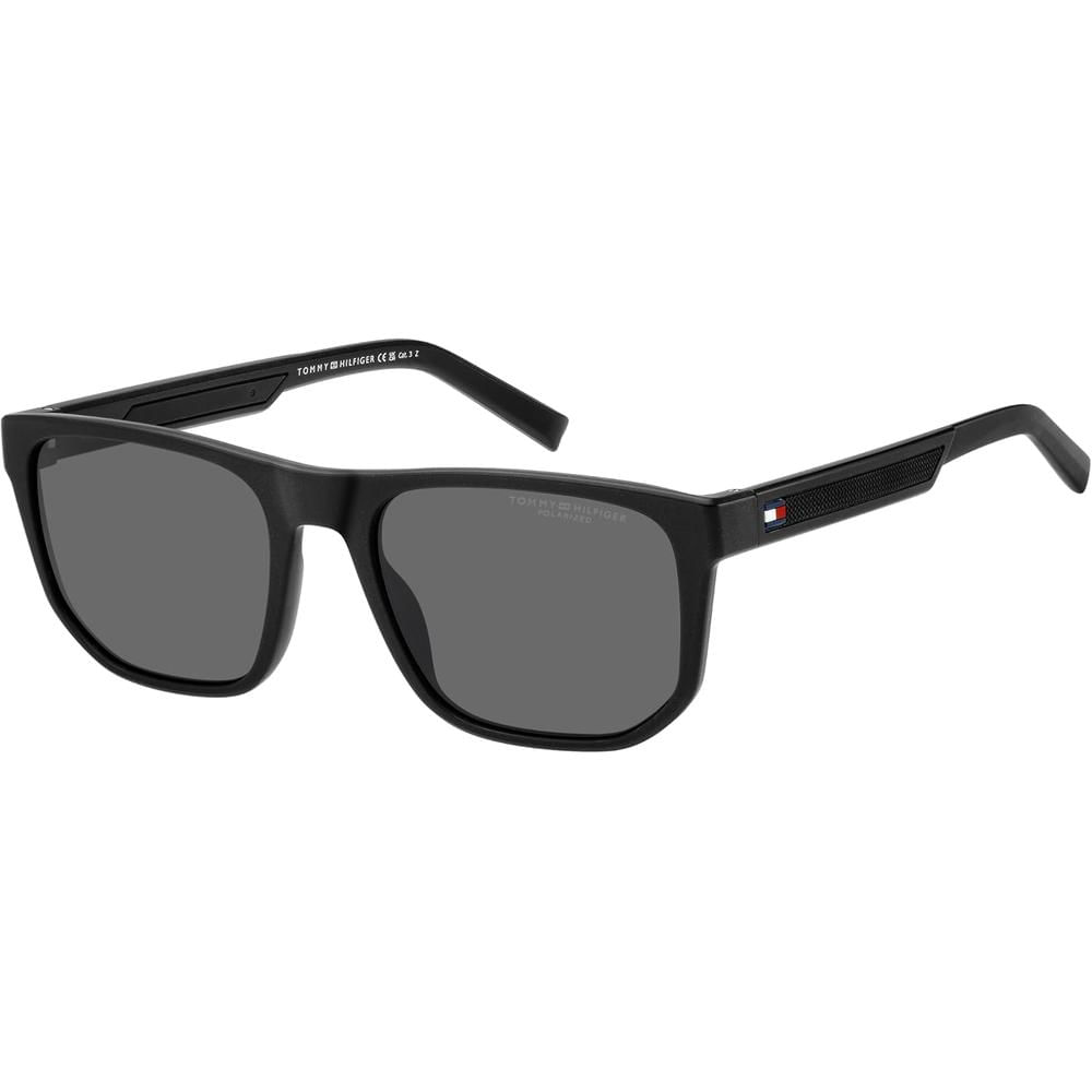 Tommy Hilfiger Gafas de sol rectangulares clásicas para hombre VI