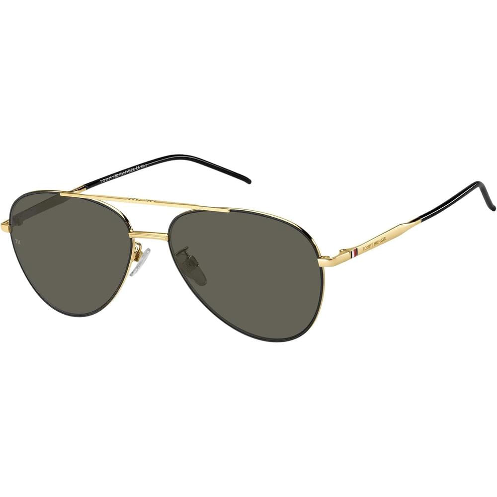 Tommy Hilfiger Gafas de sol para hombre | Black / Gold