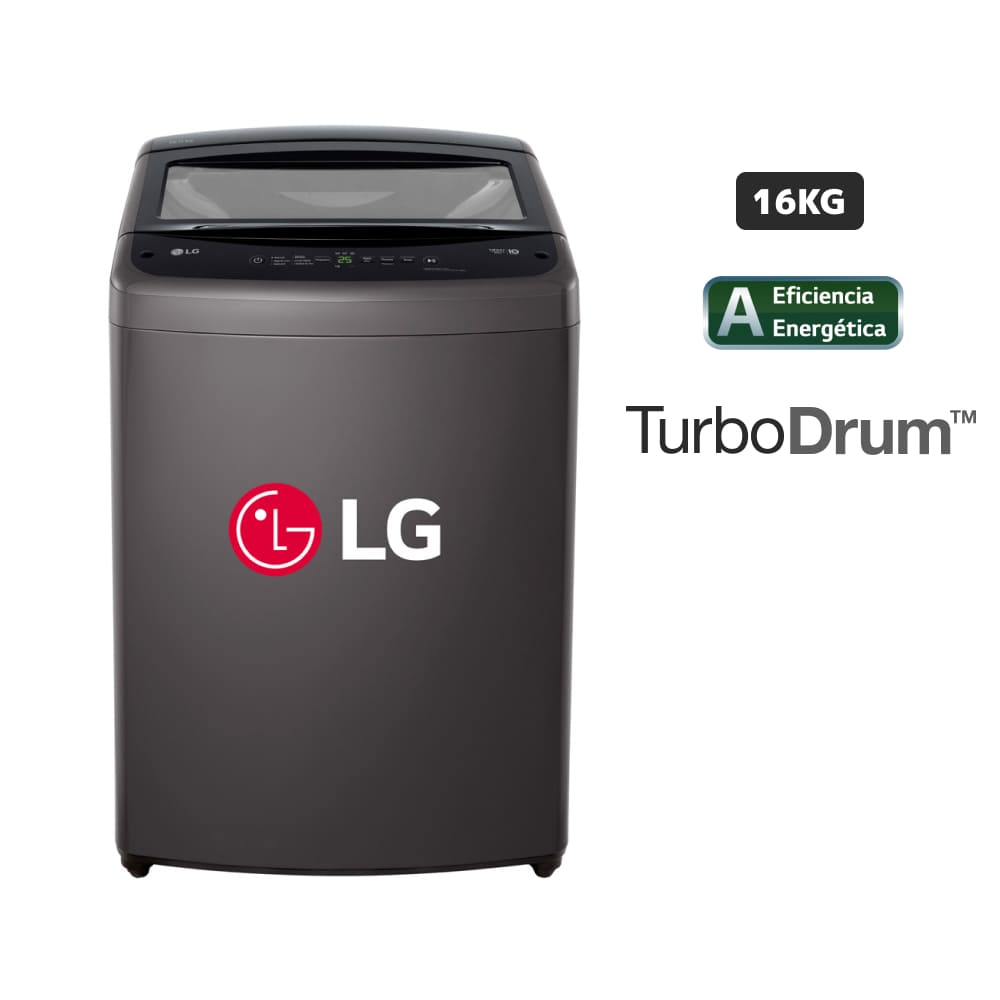 Lavadora LG Carga Superior 16 Kg WT16BVTB Negro Claro Lavadora LG Carga Superior 16 Kg WT16BVTB Negro Claro