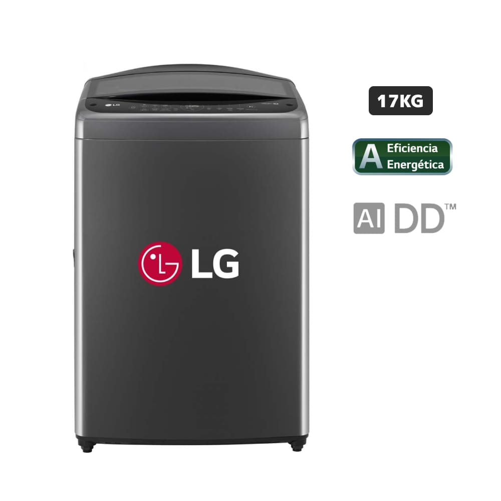 Lavadora LG Carga Superior 17 Kg WT17BV6T Negro Claro Lavadora LG Carga Superior 17 Kg WT17BV6T Negro Claro