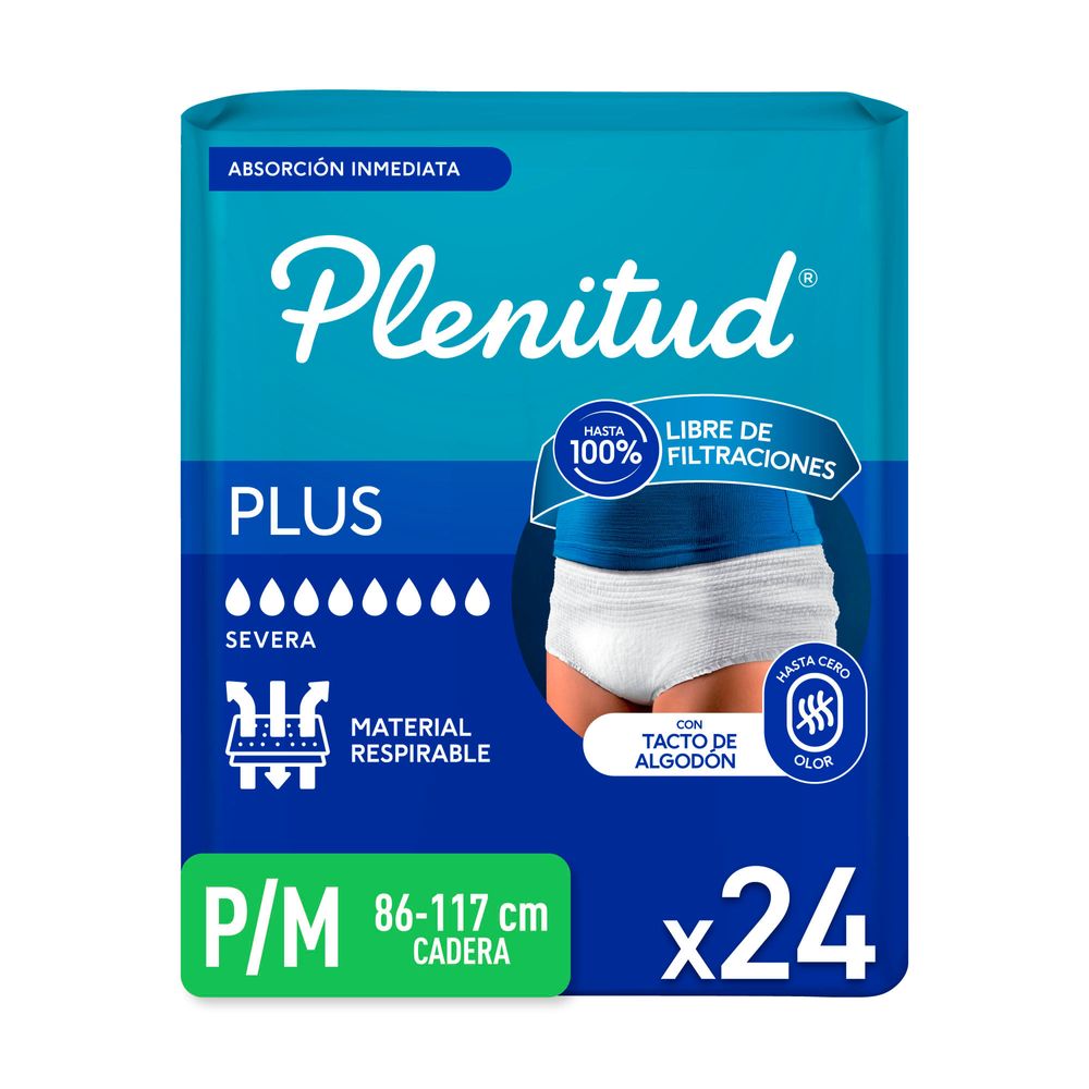Ropa Interior Desechable PLENITUD Protect Plus P/M Paquete 24un Ropa Interior Desechable PLENITUD Protect Plus P/M Paquete 24un