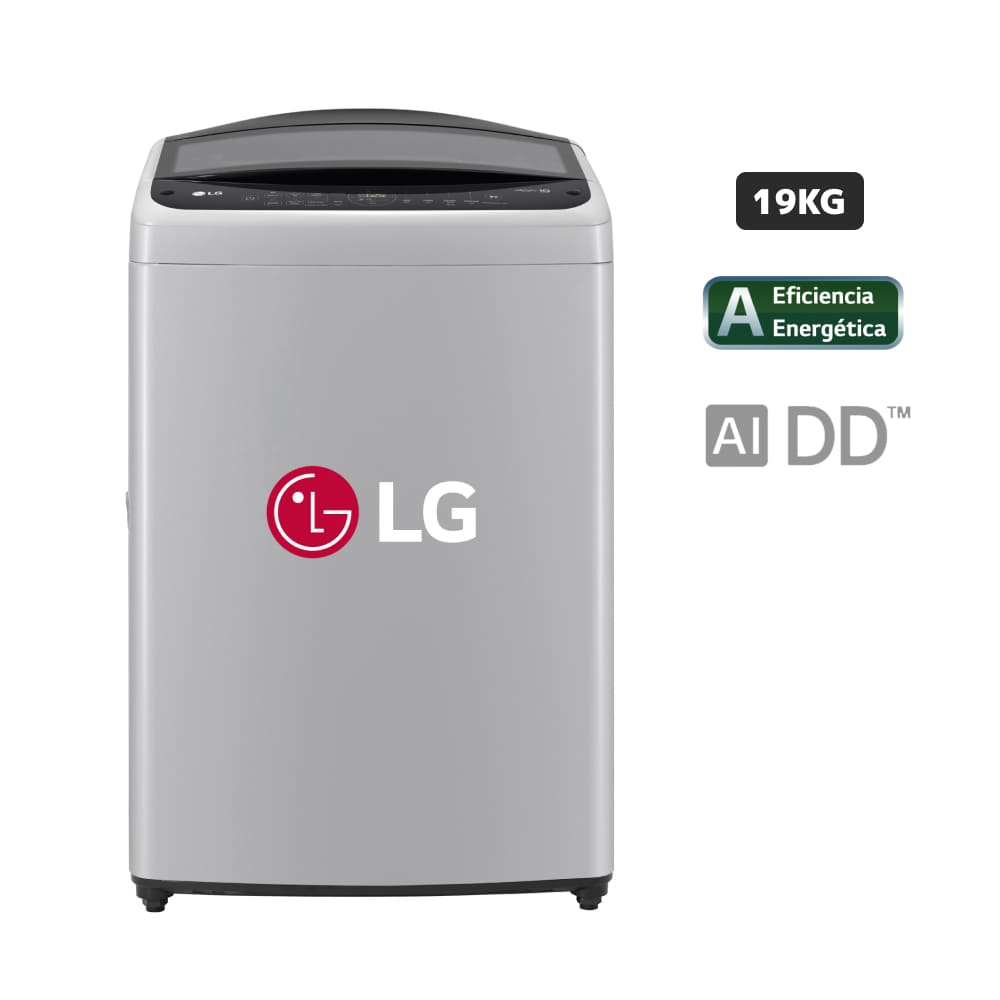 Lavadora LG Carga Superior 19 Kg WT19DV6T Gris Lavadora LG Carga Superior 19 Kg WT19DV6T Gris