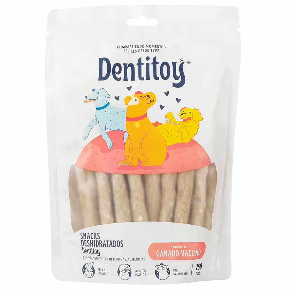Alimento para Perro DENTITOY Snacks Deshidratados Paquete 250g Alimento para Perro DENTITOY Snacks Deshidratados Paquete 250g