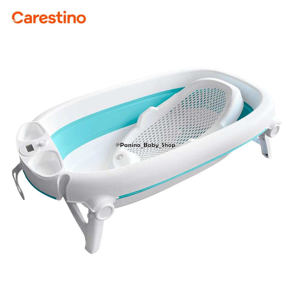 Bañera Plegable Portátil 50L CARESTINO -HAWAII- Aguamarina