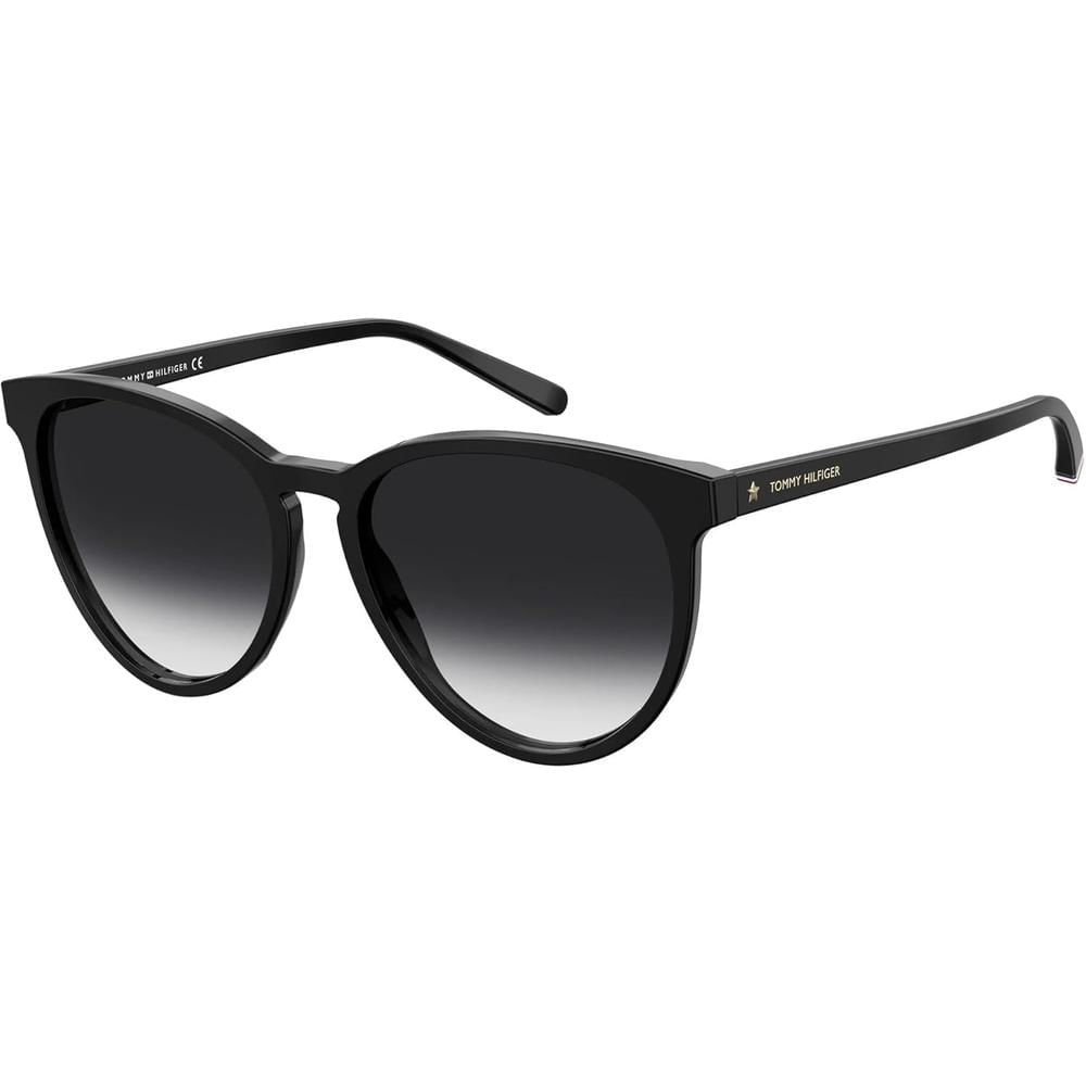 Tommy Hilfiger Unisex Gafas de sol | Black / Grey Shaded