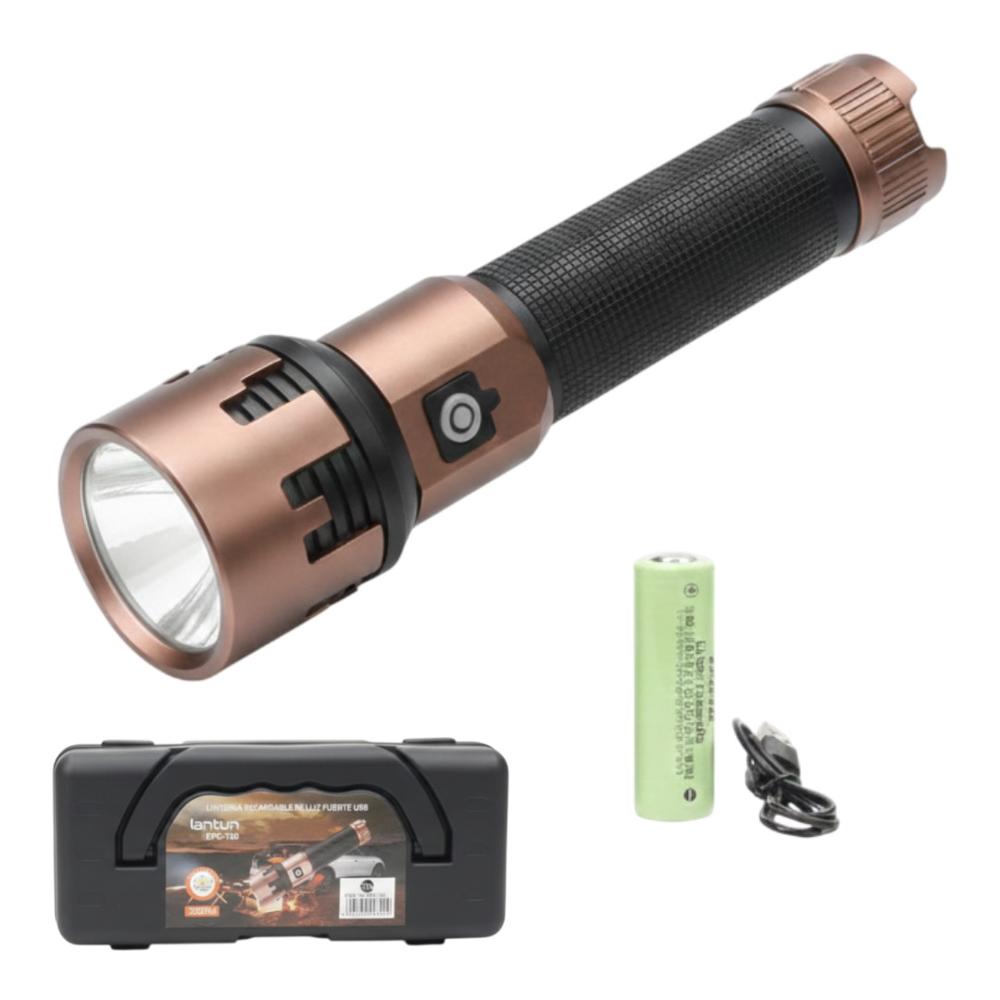 Linterna Led Táctica Profesional Emergencia Lantun de Mano Estuche Portátil