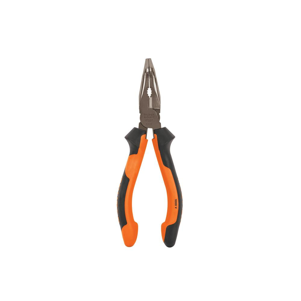 Alicate 6'' Punta Curva Electricista Comfort Grip Profesional 17337 Truper