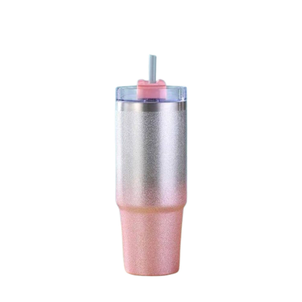 Vaso térmico glitter Rosado 890 ml