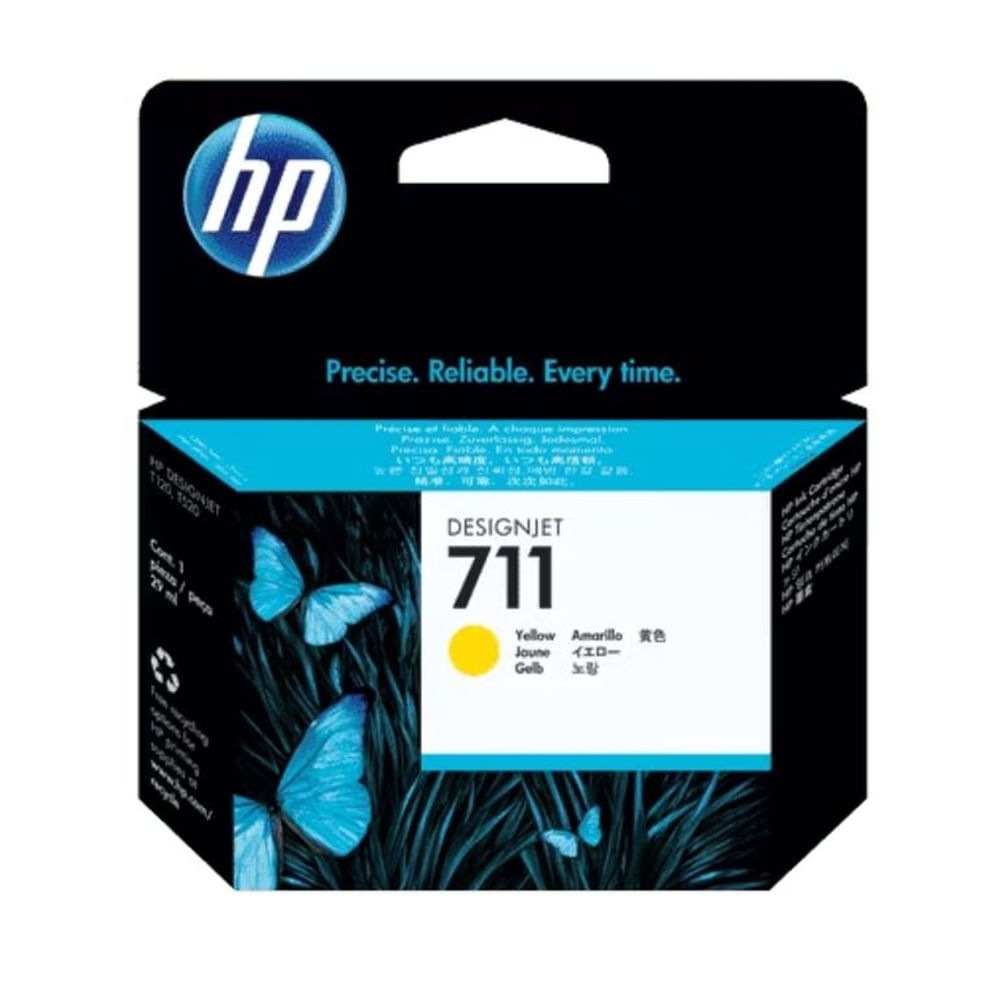 Cartucho de Tinta HP DesignJet 711 Amarillo de 29 ml