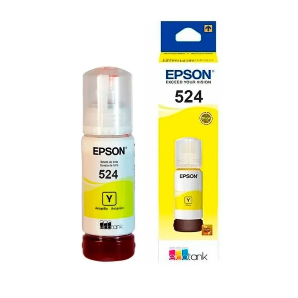 Botella de Tinta Epson 524 Amarillo 70ml