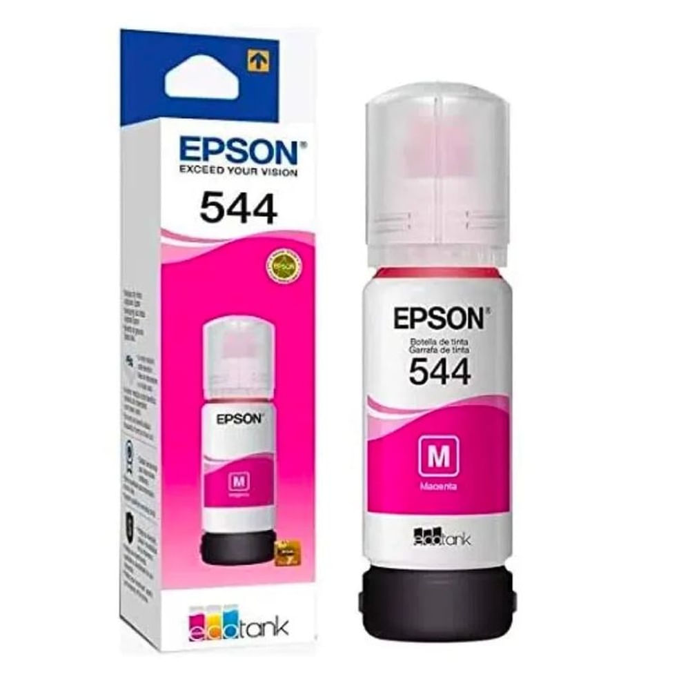 Botella de Tinta Epson 544 Magenta rinde 7500 páginas 65ml
