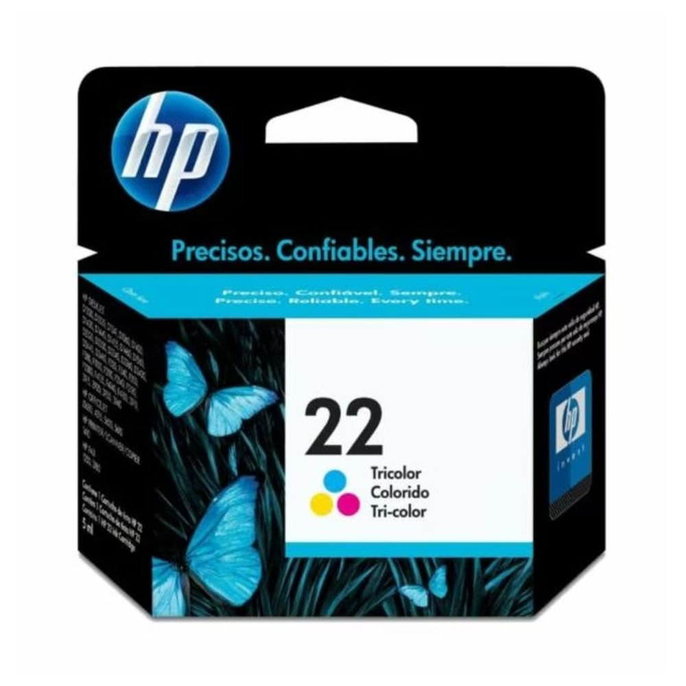Cartucho de Tinta HP 22 Tricolor Original