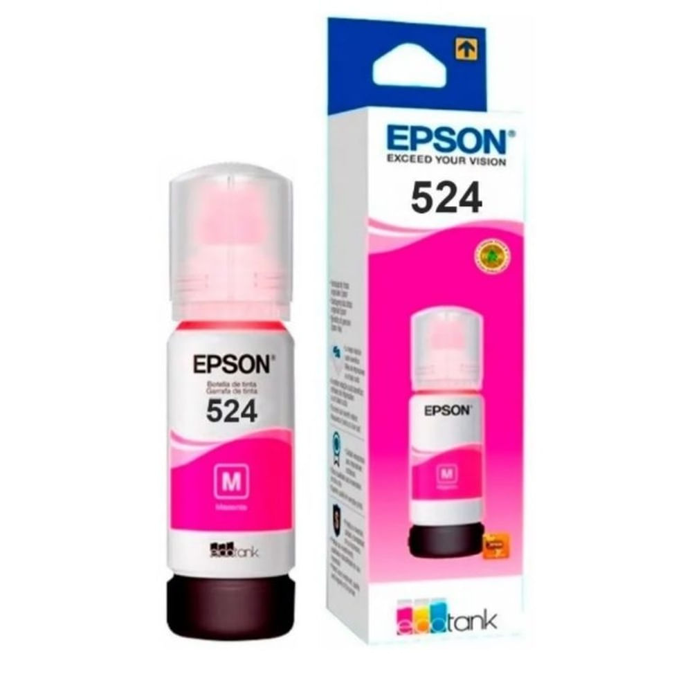 Botella de Tinta Epson 524 Magenta