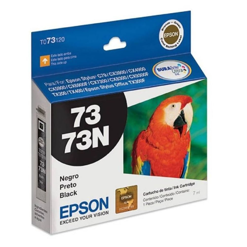 TINTA EPSON 73N NEGRO ORIGINAL