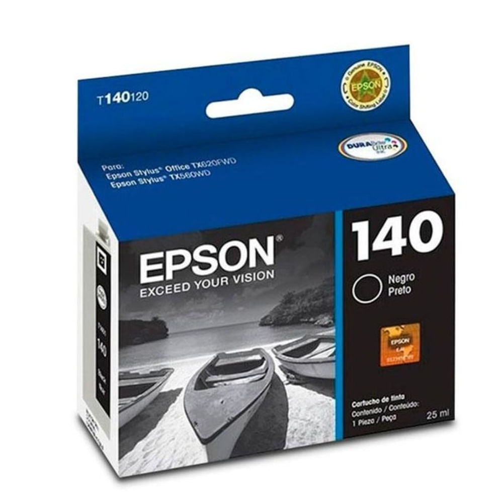 Tinta Cartucho Epson 140 Negro