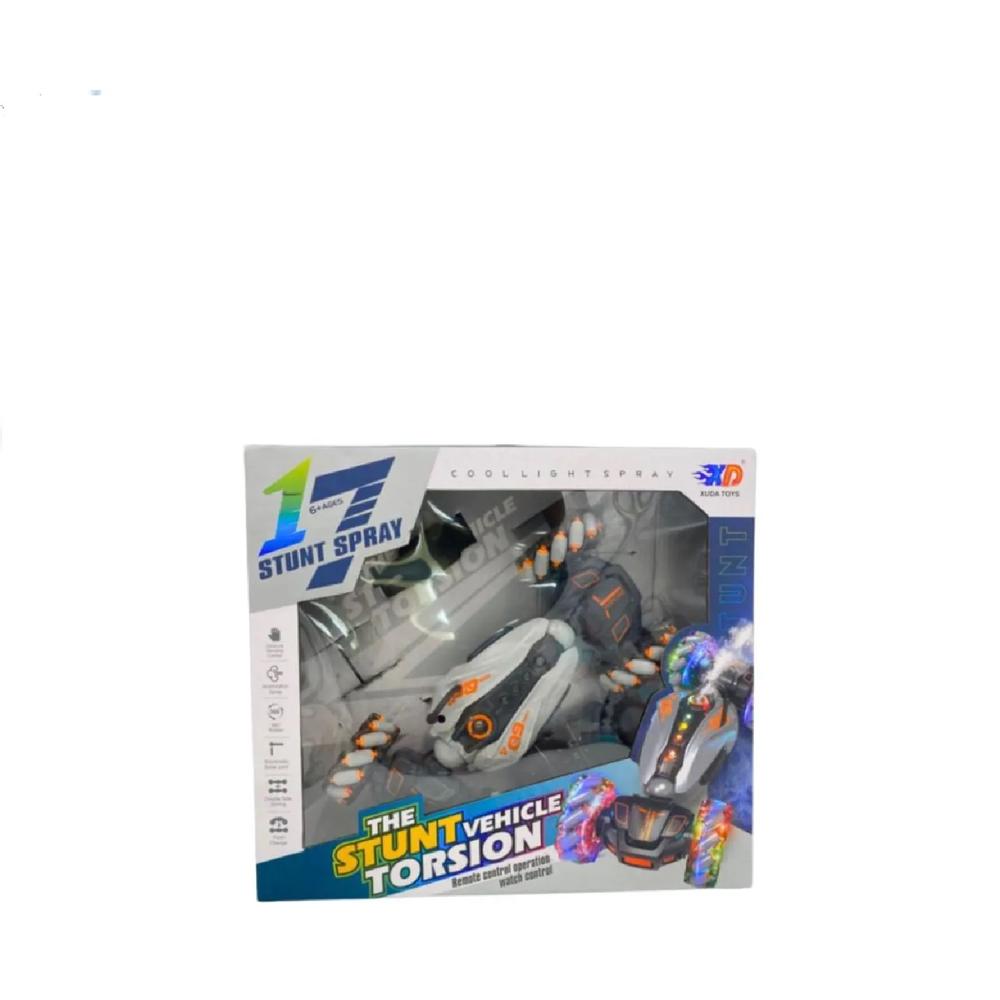 CARRO ACROBÁTICO STUNT GRIS CON PULSERA DE SENSOR Y CONTROL REMOTO CARRO ACROBÁTICO STUNT GRIS CON PULSERA DE SENSOR Y CONTROL REMOTO
