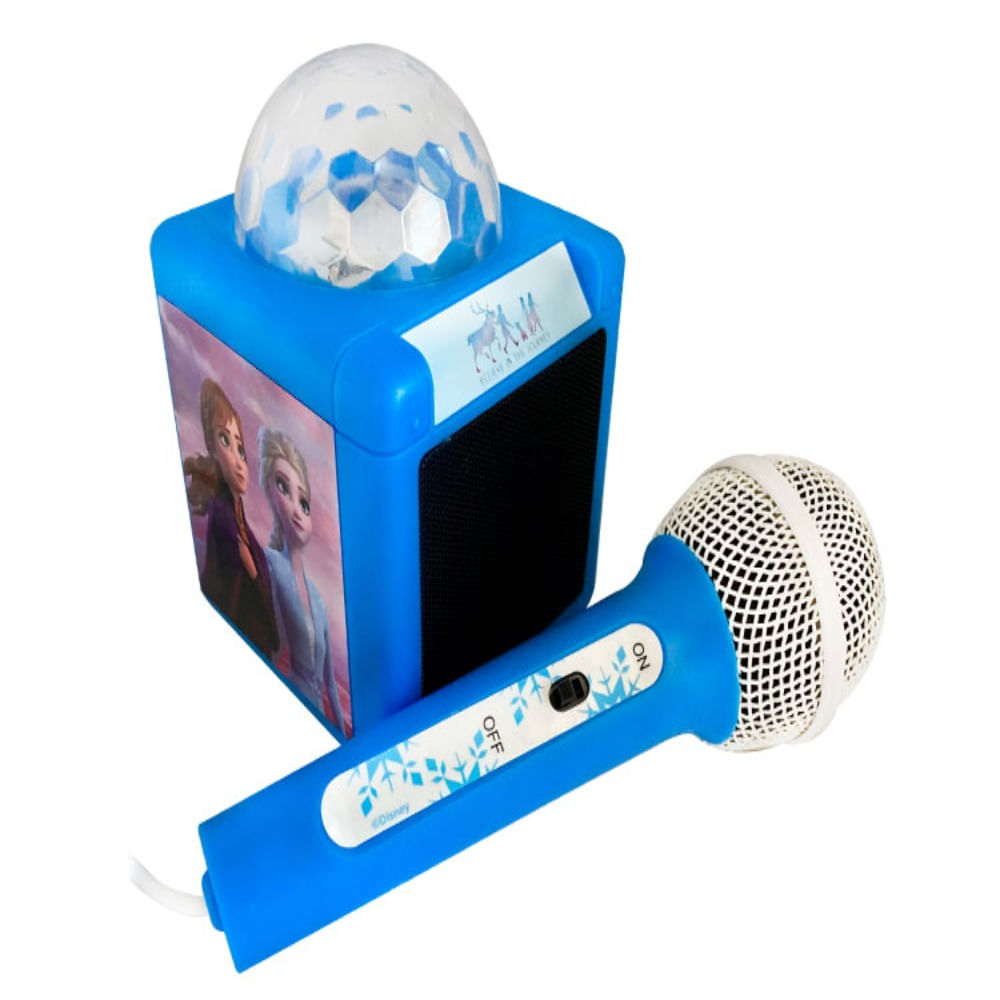 KARAOKE FROZEN BOLA DISCO BLUETOOTH CON LUCES