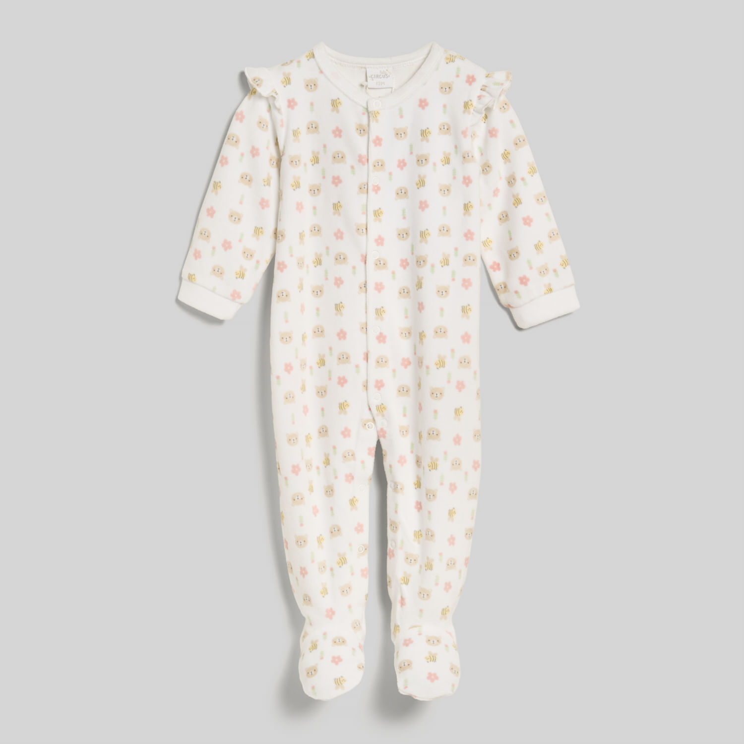 Pijama Para Bebe Recien Nacido Baby Circus Plush Aop
