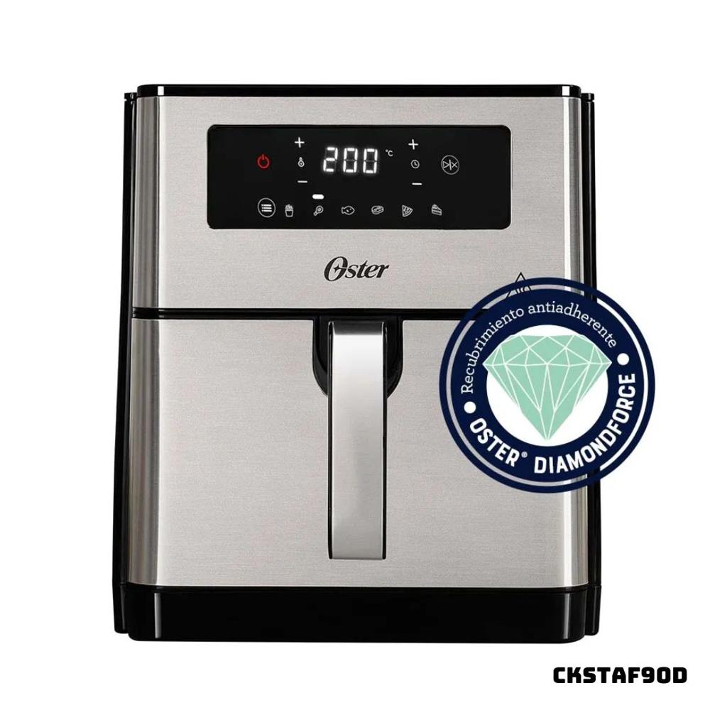 FREIDORA DE AIRE OSTER 9 L DIAMONDFORCE DIGITAL PLATEADO - CKSTAF90D