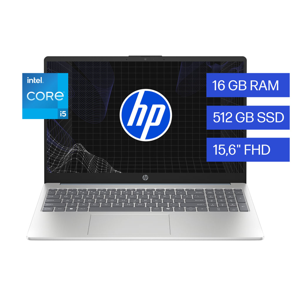 Laptop HP Intel® Core™ i5-1334U 15-fd0257la I5-1334U 16GB RAM 512GB SSD 15.6""