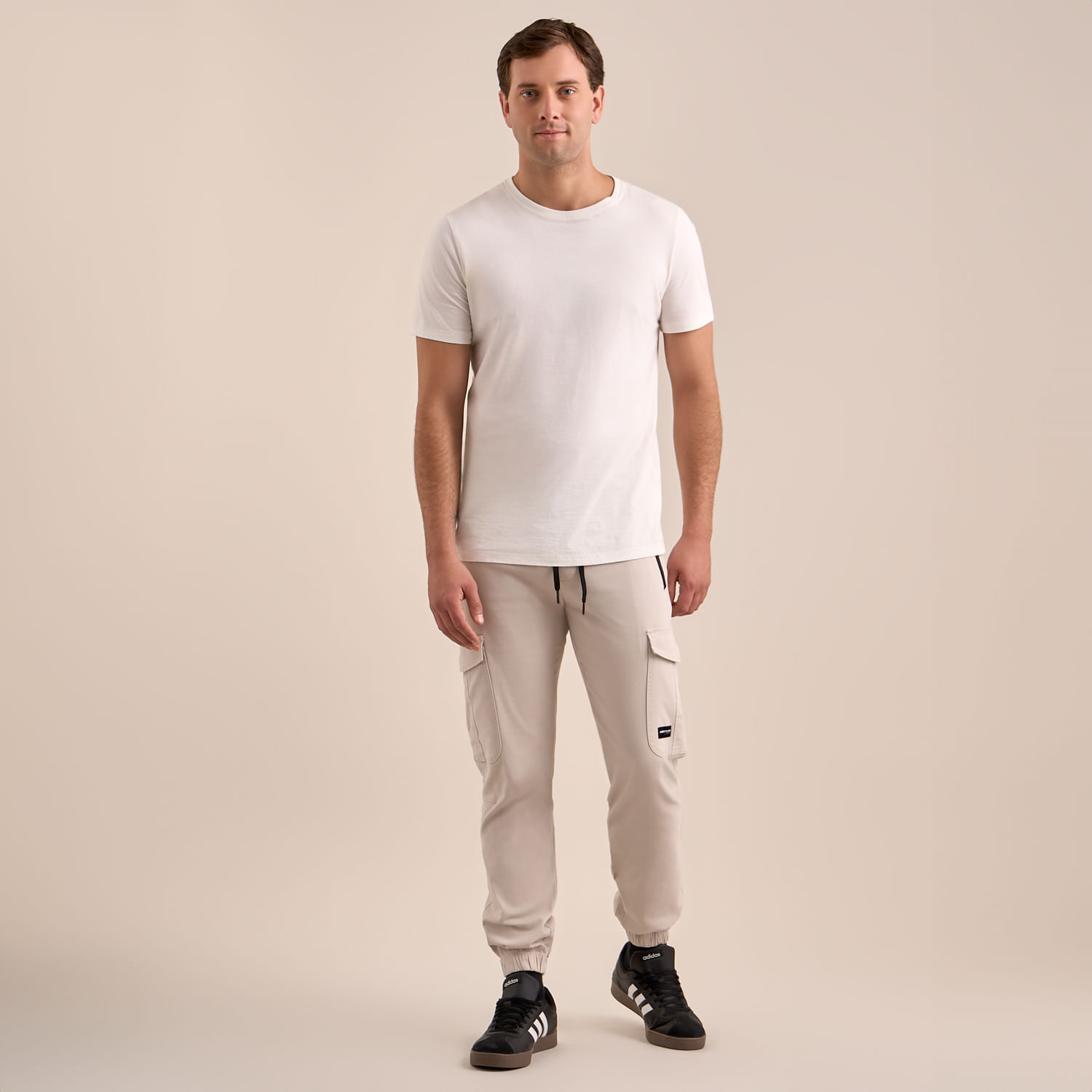 Pantalon Jogger Hombre Amc Cargo Cierre