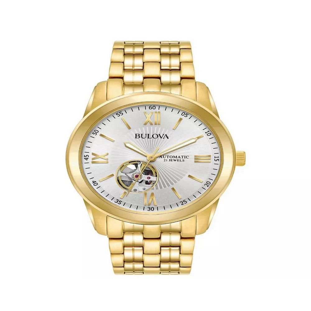 RELOJ BULOVA SURVEYOR AUTOMATICO DORADO
