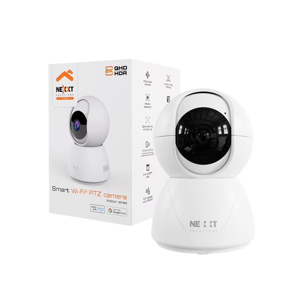 Cámara Inteligente Nexxt NHC-IP11 2K 3MP Audio Bidireccional Detección Sonido Movimiento
