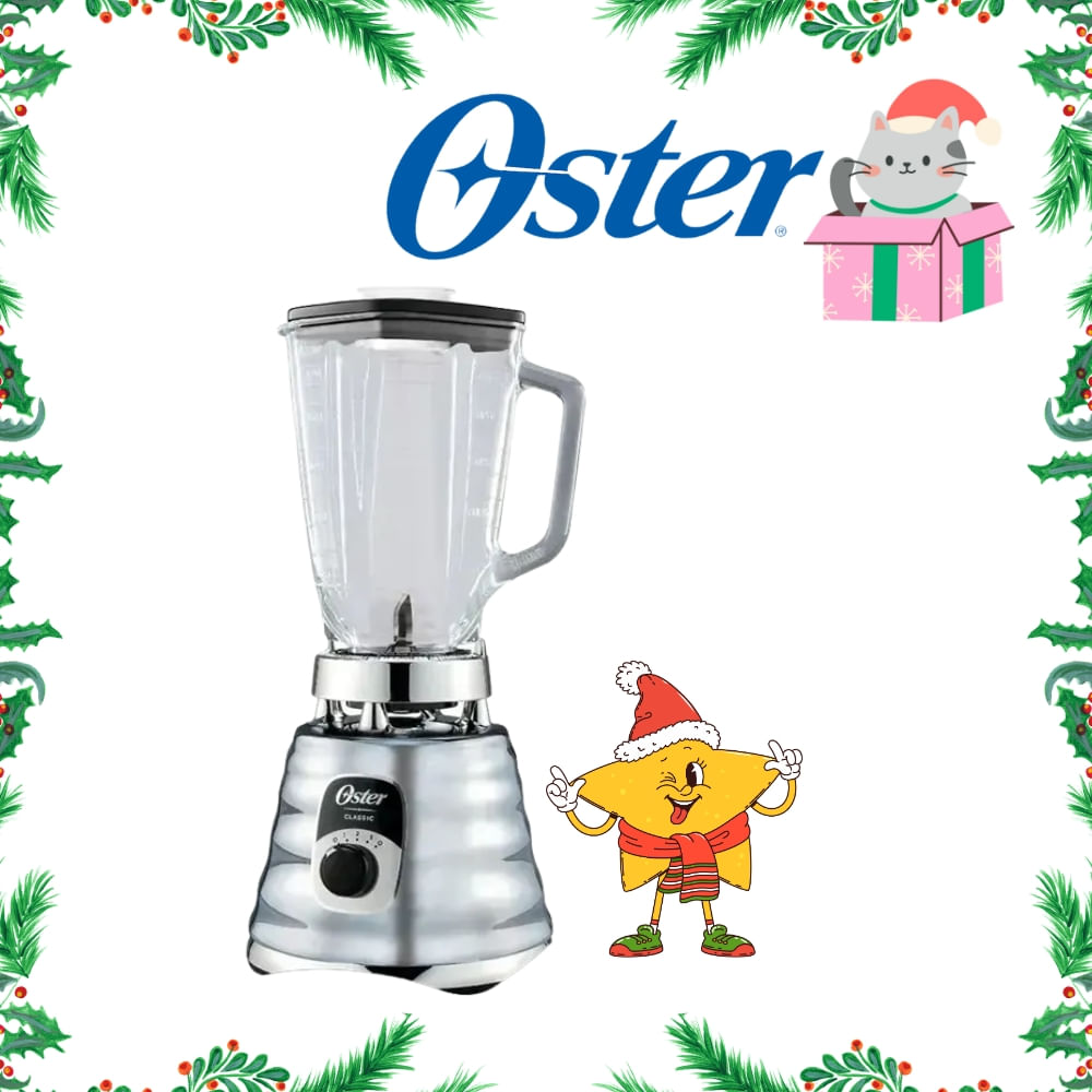 LICUADORA OSTER 1.25L 3 VELOCIDADES 700W TRITURA HIELO COLOR GRIS MOD BLST4655
