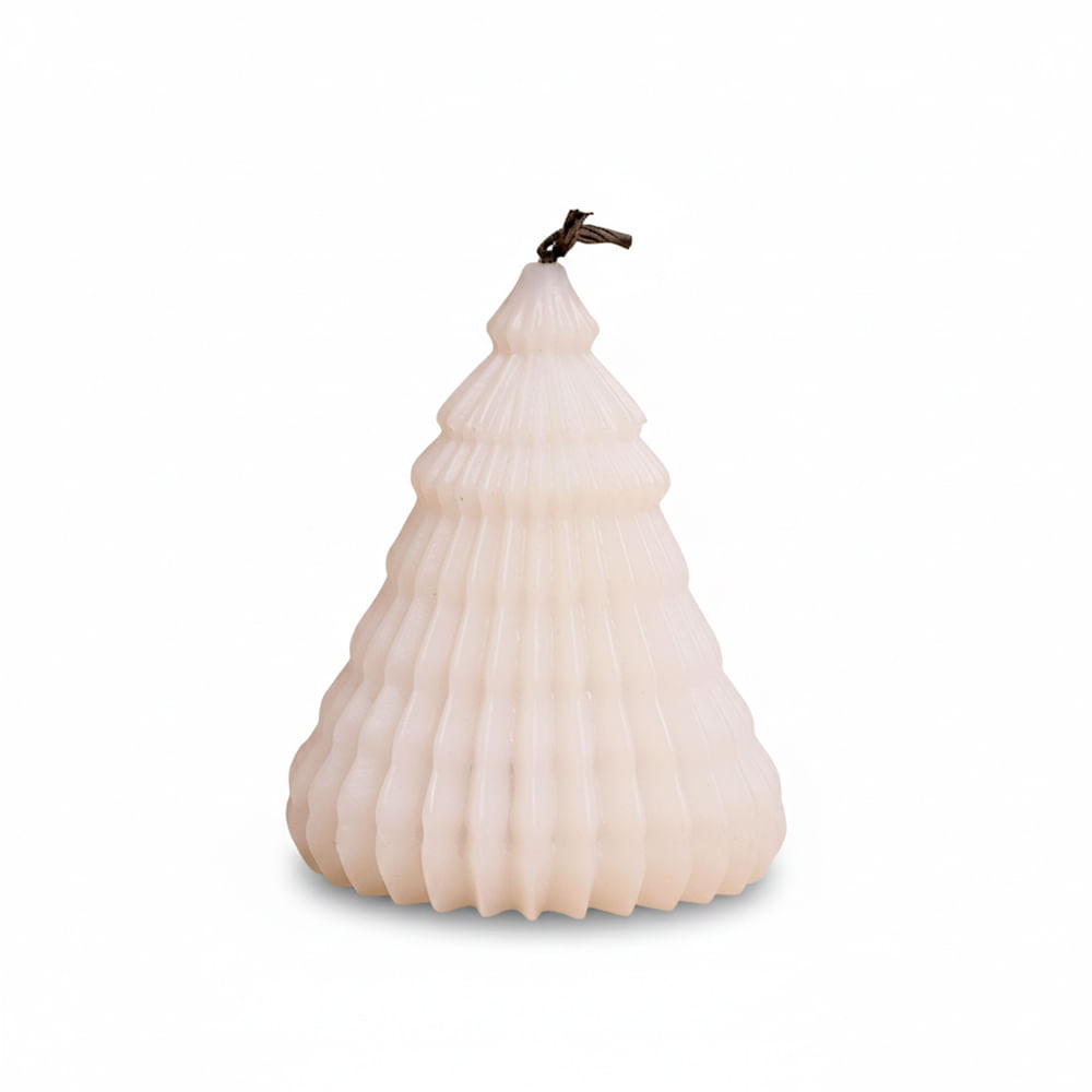 SETX6 VELAS LED DISEÑO ARBOL BLANCO 7CM PVC