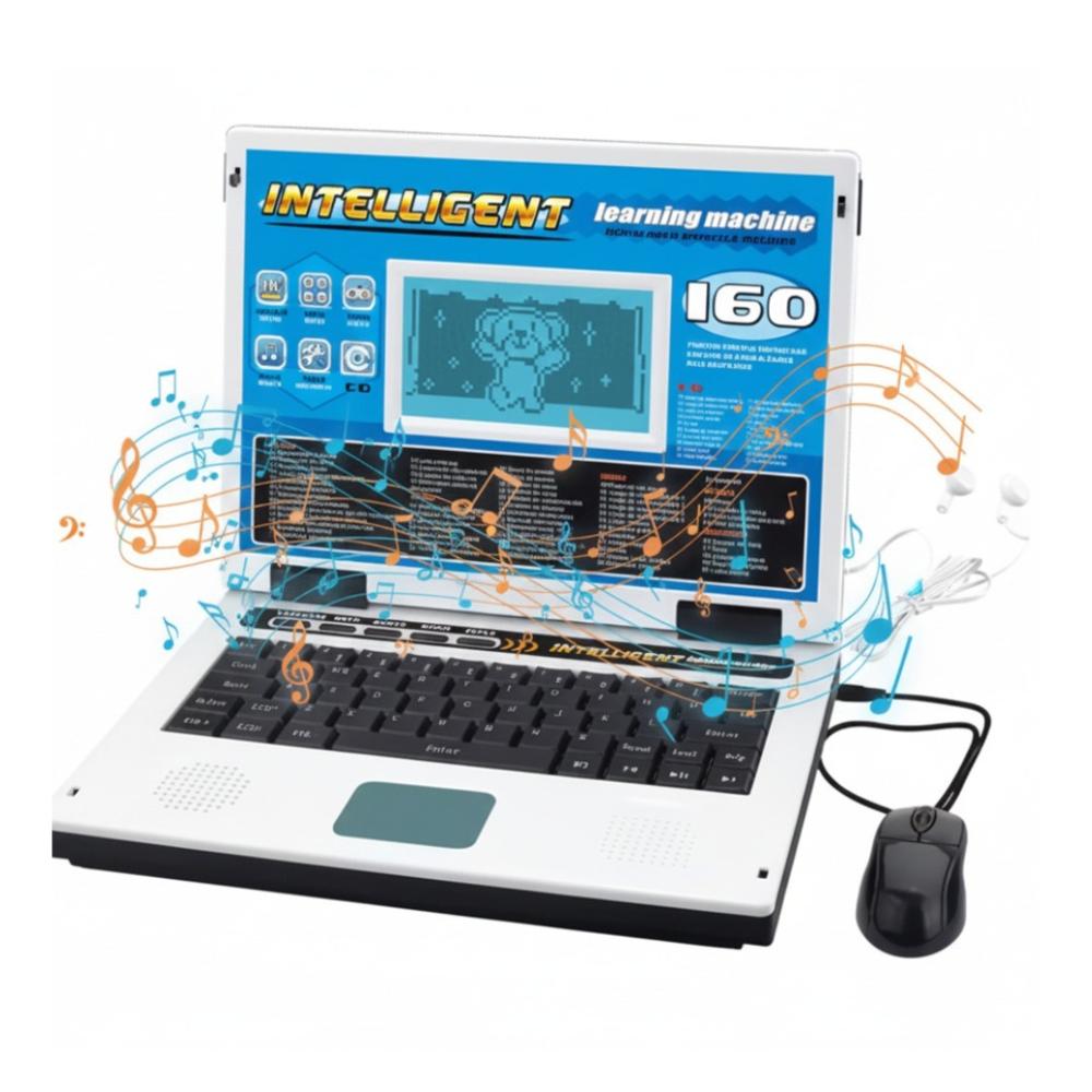 Laptop Computadora de Juguete Aprendizaje para Niños y Mouse Didáctico Educativo