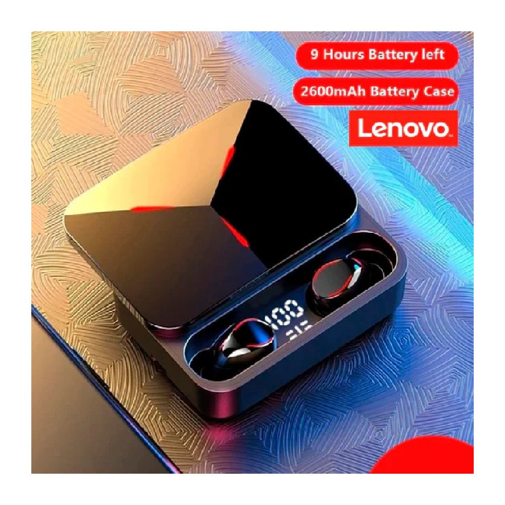 Audifono Bluetooth Lenovo TG01 Tws Powerbank - Negro