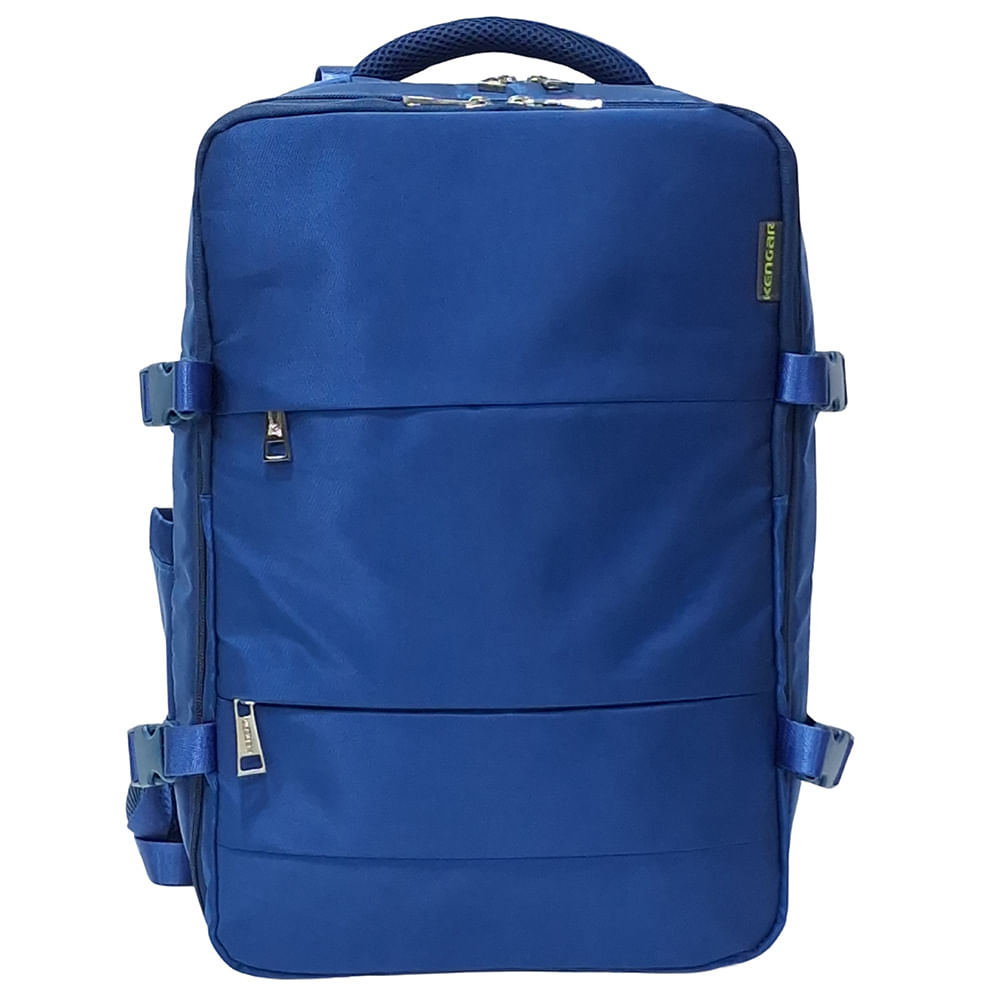 Mochila Viajera Kengar Modelo Travel - Acero