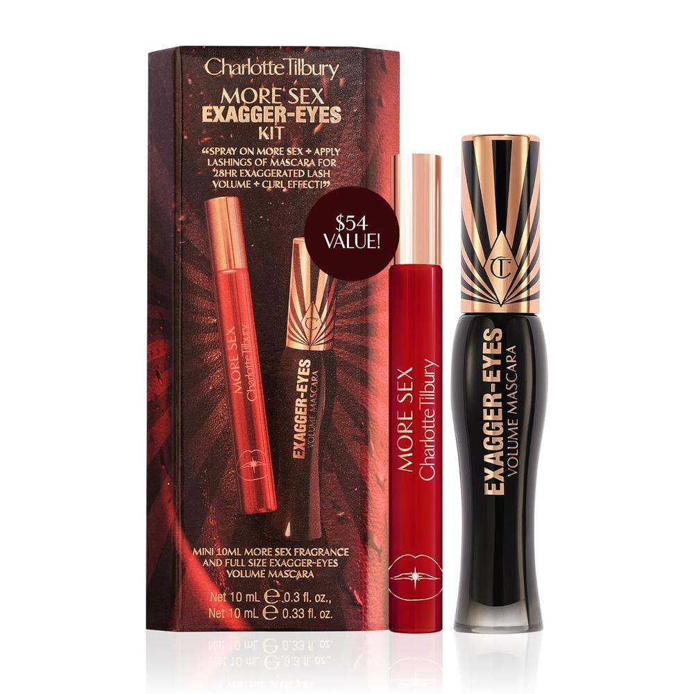 Charlotte Tilbury More seex Exagger-Eyes Kit perfume y rímel