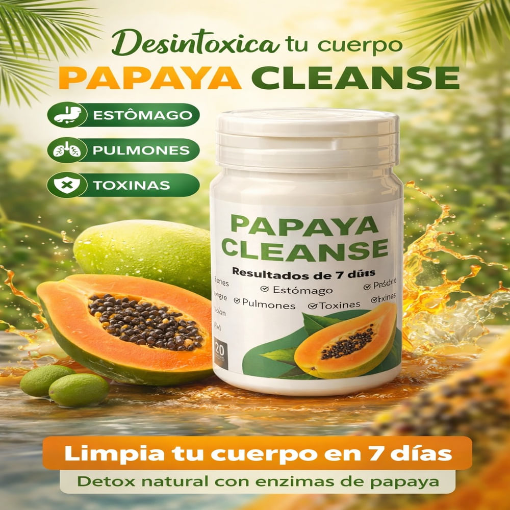 Papaya Cleanse Detox Natural en 7 Días