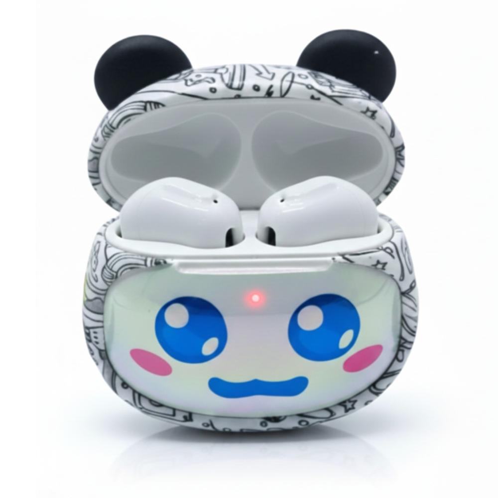 Audífonos Bluetooth Panda para Niños Jóvenes y Adultos Caras rostros Intercambiables 360 Ewtto