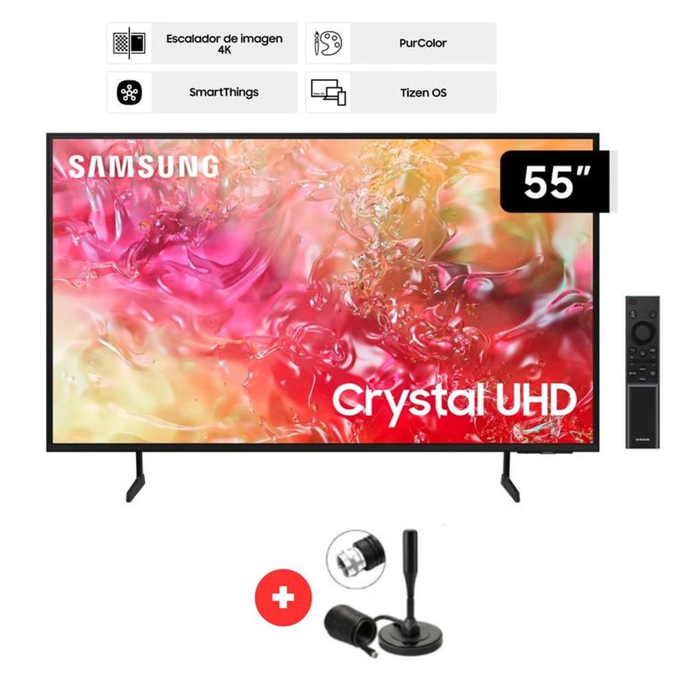 TELEVISOR SAMSUNG 55 UN55DU7000G CRYSTAL UHD 4K TIZEN y ANTENA DIGITAL