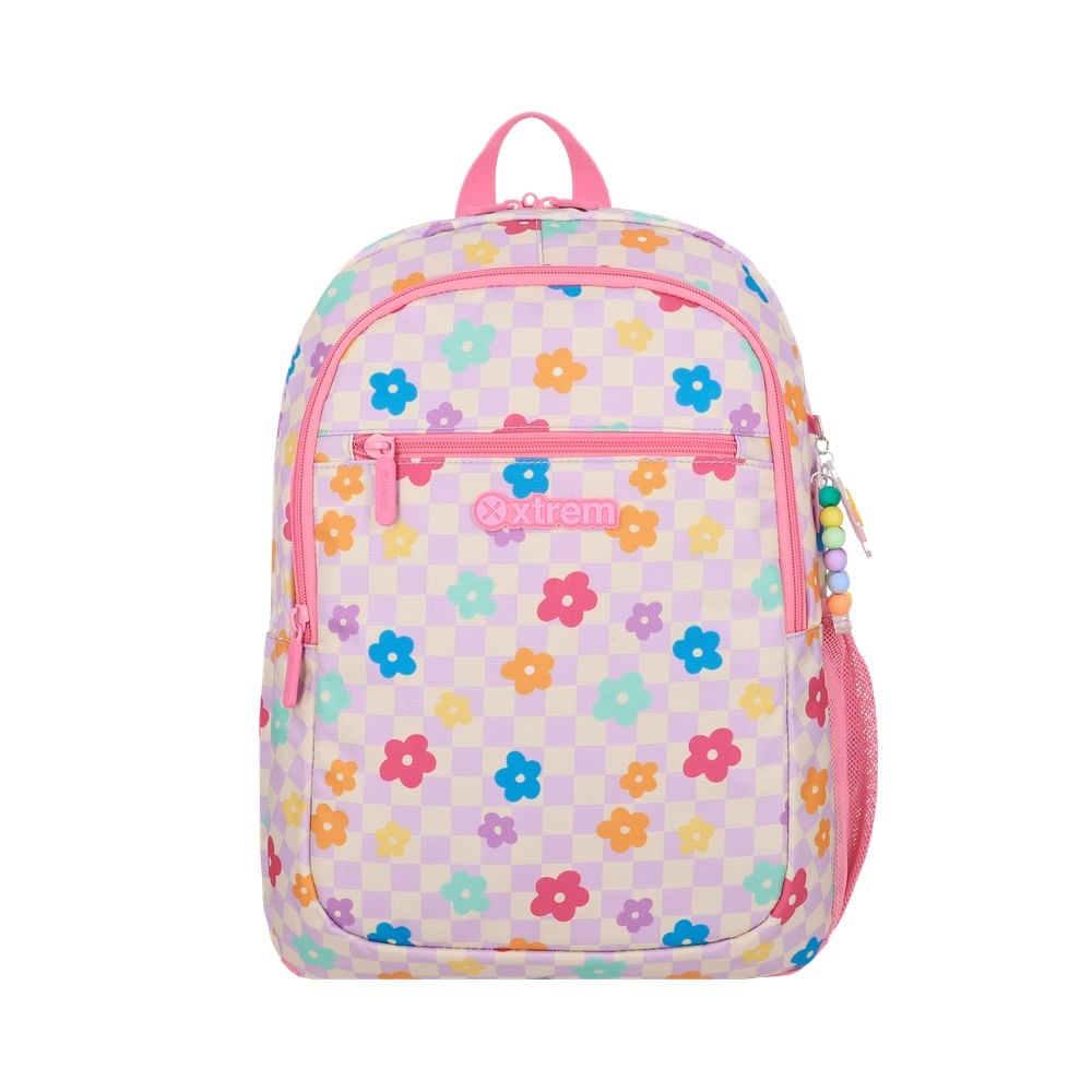 Mochila Xtrem Logan 6Xt Flower Pink