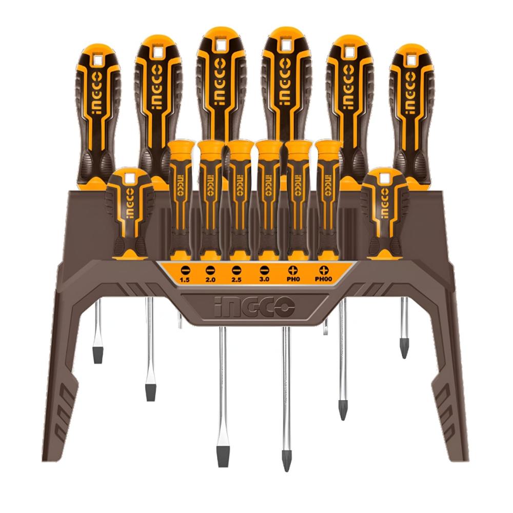 Set de Destornilladores 14pcs Ingco HKSD1428